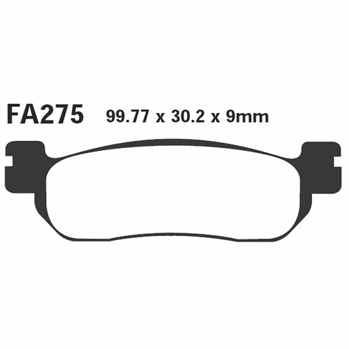 Pair ebc brake pads - ebc,