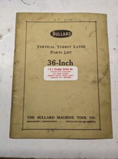 BULLARD VERTICAL TURRET LATHE