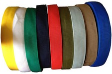 POLYPROPYLENE WEBBING STRAP TAPE CHOICE OF COLOUR WIDTH AND LENGTH 