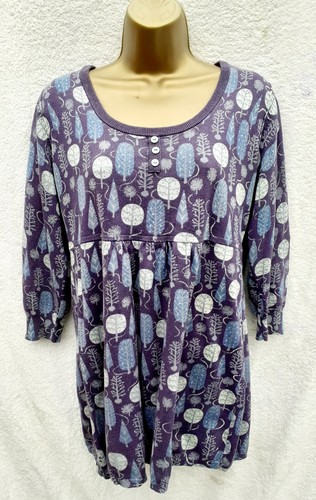 Mantaray blue purple tunic - purple,