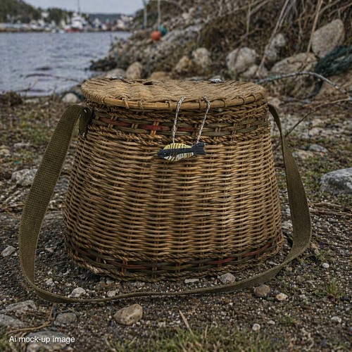 Vintage hand woven wicker - vintage,