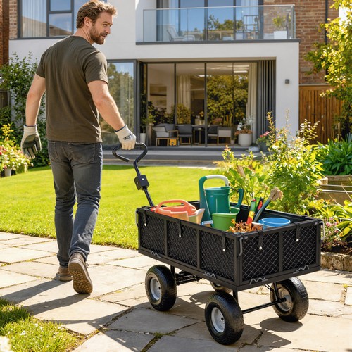 114l steel frame garden cart - frame,