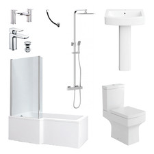 Complete Bathroom Suite Chrome