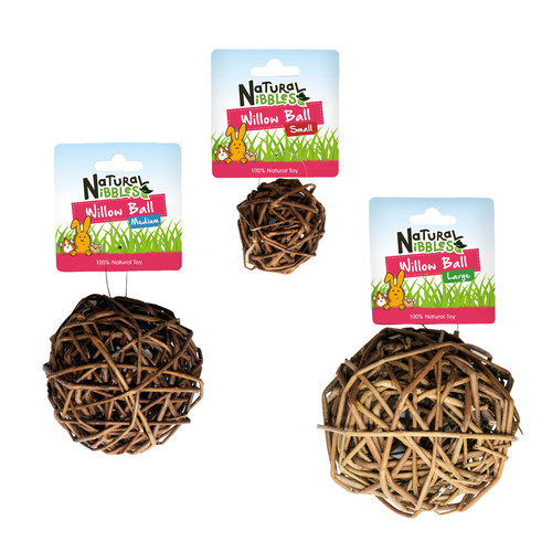 Natural nibbles willow ball - natural,