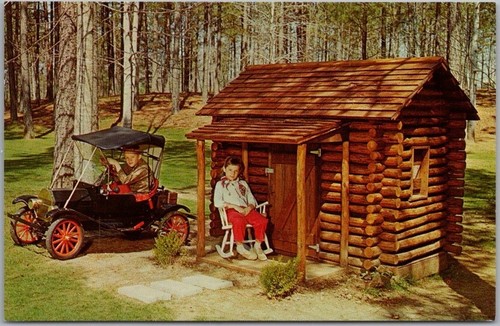 Vintage elder log cabin - vintage,