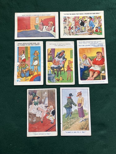 Set vintage saucy comic - of,