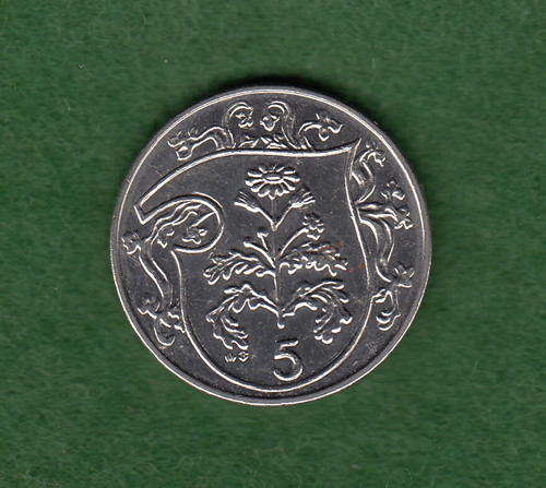 Isle man 1986 - man, pence