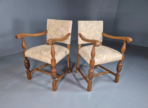 Antique hall chairs oak - antique,