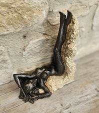 Vintage nude lady figurine - lady,