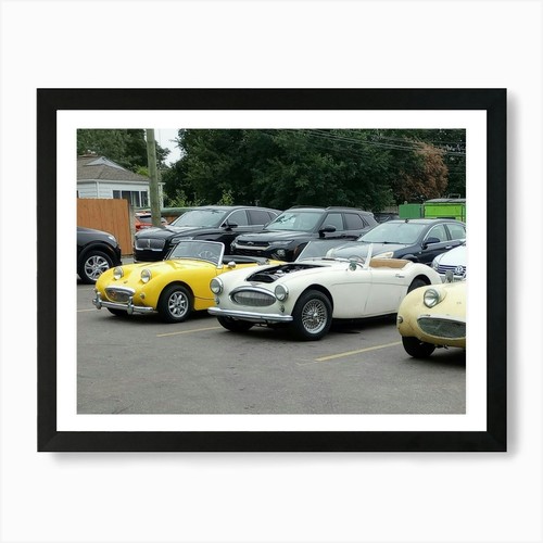 Classic cars parking lot - cars, in