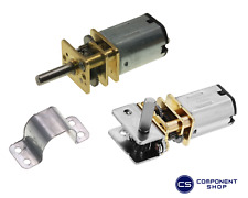 N20G Mini DC Geared Electric Motor 1.5 - 3v / 6- 12v / 30rpm / 100rpm