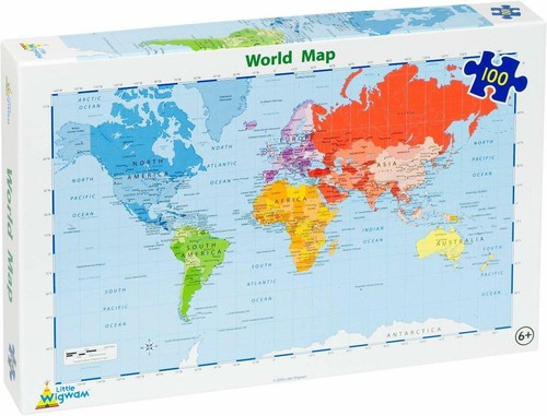 World map jigsaw children - map, children's