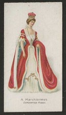 LAMBERT & BUTLER-CORONATION ROBES 1902-#03- A MARCHIONESS 