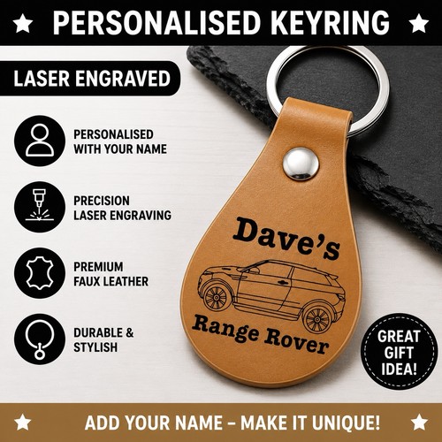 Personalised range rover car - personalised,