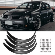 For Renault Clio Sport 4Pcs Carbon Fender Flares Wheel Arches Extra Wide Body