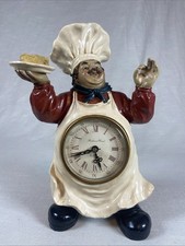 Vintage Chef Kitchen Clock