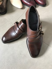 BNWT Edward Green / RLPL Ancel Double Monk Strap Shoes 888 Last UK 8.5