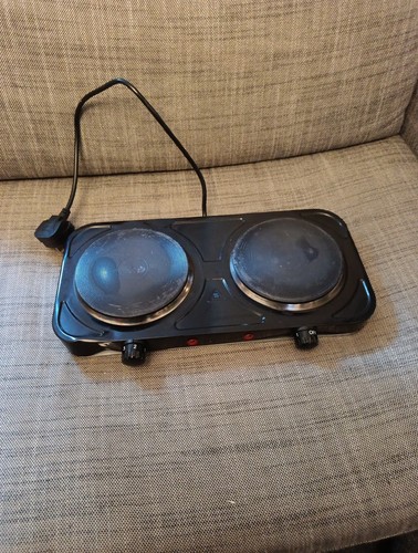 Portable electric hob double - hob,