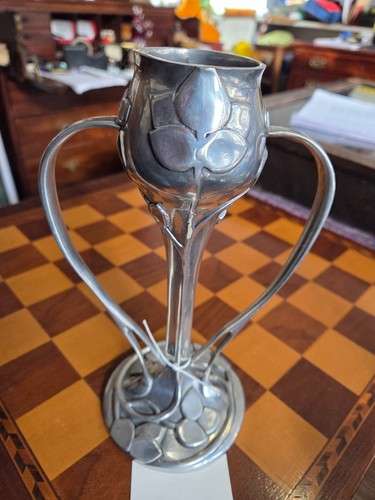 Pewter vase - (liberty, style)