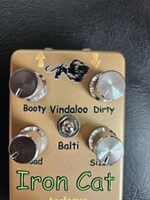 Iron Cat Metal Distortion Pedal Steel Panther Pussy Melter Clone Analogue 