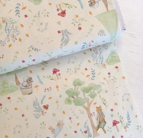 Peter rabbit cotton fabric - peter,