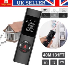 Handheld Digital Laser Point Distance Meter Measure Tape Range Finder 40m/131ft