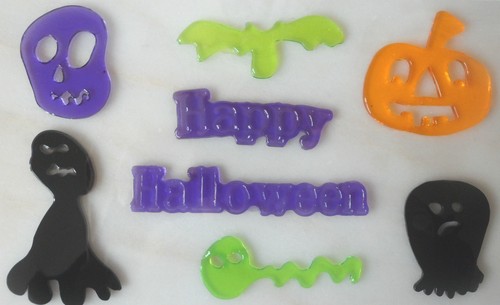 Halloween gel window - 8,