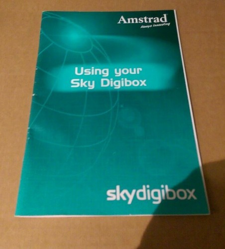 Sky digibox user - digibox, using