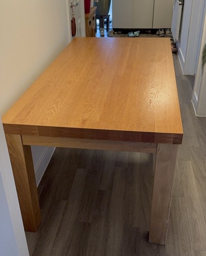 Natural solid oak - solid, seater