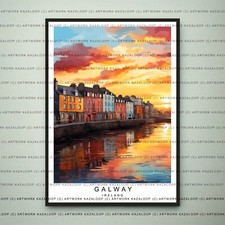 Unframed illustration Galway
