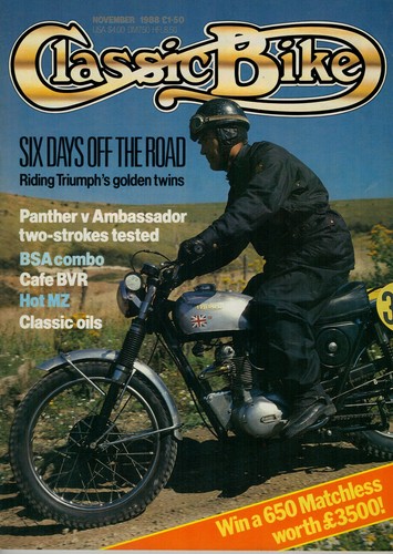 Classic bike magazine 1988 - bike,