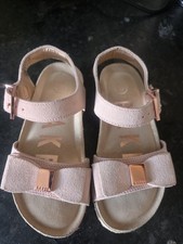 TED BAKER PINK SUEDE SANDALS
