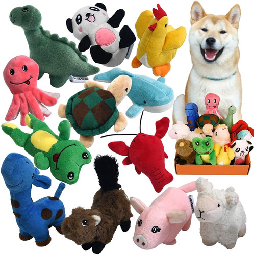 Dog squeaky plush - dog,