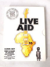 LIVE AID 4 Disc DVD Box Set July 13 1985 10 Hours Footage Release 2004 (Mtr)