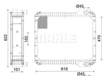 MAHLE Coolant Radiator