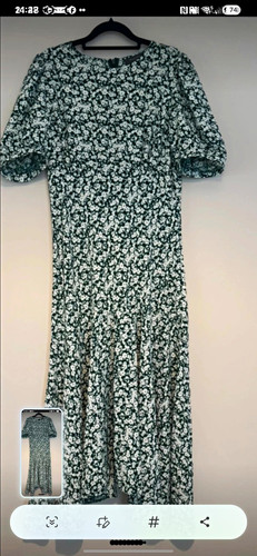 Primark green white - green/white, floral