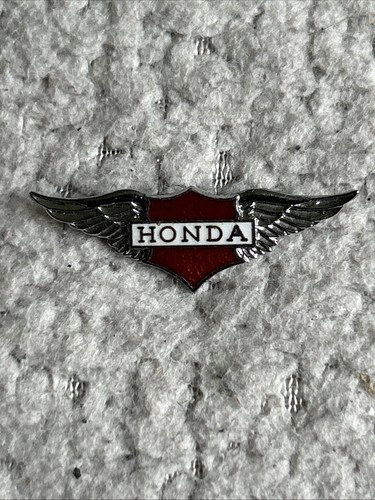 Vintage honda wing logo enamel - honda,