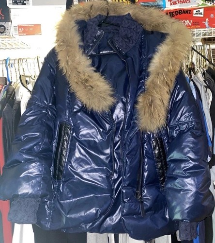 Mackage shiny blue puffer - shiny,