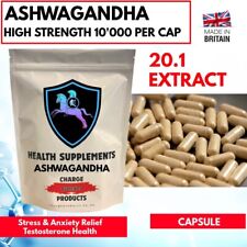 Ashwagandha 10'000mg Capsules 20.1 Extract High Strength Hormone Health Stress
