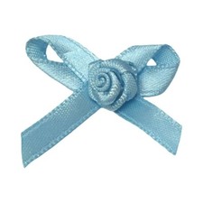 Satin Ribbon Bows with Rose