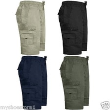 NEW MENS PLAIN SHORTS CARGO
