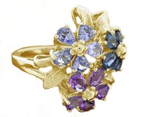 R192 Genuine 9K Gold Natural