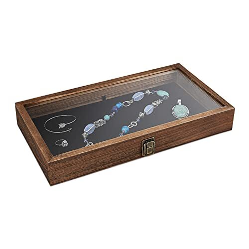 Wooden jewelry display case - wooden,