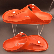 Birkenstock Gizeh Red Lightweight Pool Sliders FlipUK6 Comfortable Summer G16