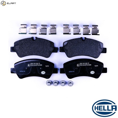 Brake pad set disc - brake, 8db