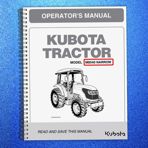 Kubota m8540 narrow cab - narrow,