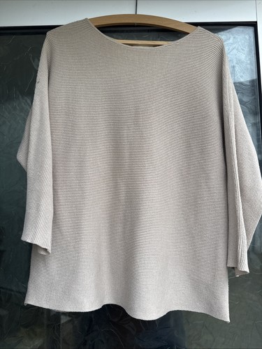 Women beige jumper - beige,