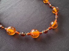 Vintage Amber Orange Plastic &