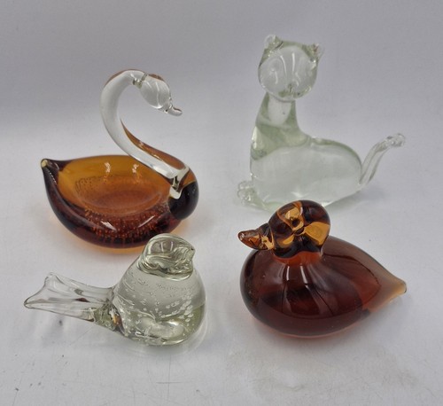 Clear amber glass - &, &