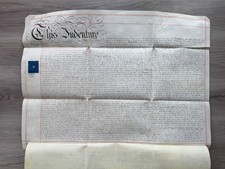 Newchurch Isle of Wight Vellum Indenture  1865 Colenutt to Bloxham